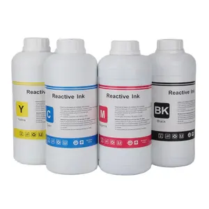Handuk Tekstil Hitam HD Cyan/Magenta/Kuning Cetak Digital Tinta Reaktif untuk Pencetak Tekstil Kepala Epson Dx5 I3200 A1 4720