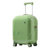 Valise à roulettes unisexe silencieuse avec roues universelles 20/28 pouces, bagage cabine, serrure TSA, ABS ultra-légère, séparation sec-humide, motif crème glacée
