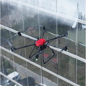 Drone <span class=keywords><strong>de</strong></span> nettoyage <span class=keywords><strong>de</strong></span> murs-rideaux en verre sans effort, <span class=keywords><strong>lavage</strong></span> <span class=keywords><strong>a</strong></span>érien haute <span class=keywords><strong>pression</strong></span>, vente en gros OEM - Product Image 1