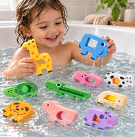 Blocs d'empilage en mousse EVA, jouet de puzzle d'équilibre sur le thème des animaux de la jungle, ensemble de jeu éducatif pour l'apprentissage précoce des tout-petits