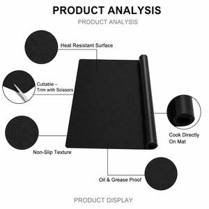 Tapete de Silicona para Estufa con Logotipo Personalizado, Impermeable, Resistente a los Arañazos, Apto para Lavavajillas, <span class=keywords><strong>Protector</strong></span> de Encimera, Resistente al Calor, OEM ODM - Product Image 3