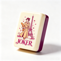 Ningbo Leti Trading Co., Ltd. Mahjong New York Set Mahjong Amerika 160 Ubin Akrilik Premium 2-Lapisan Ubin Mahjong Natal