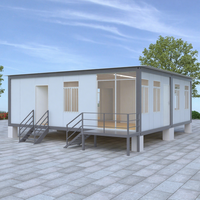 Maison préfabriquée sur conteneur d'hôtel, maisons flottantes sur conteneur, maison de luxe sur conteneur 40 pieds