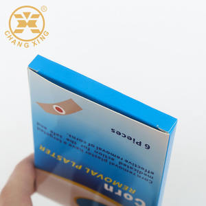 Boîtes en papier recyclables 300g laminées brillantes et imperméables, personnalisables avec poignée, pour masques, pharmacies, pansements, présentoirs OEM - Product Image 3