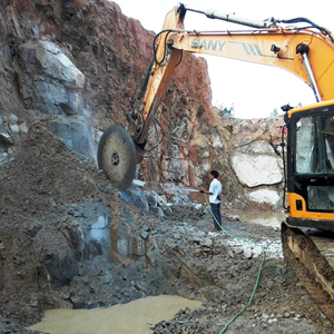 Sierra Hidráulica para Roca YS-10SS con Función de Frenado Automático Rápido, Sierra para Concreto para Excavadora, Accesorio para Excavadoras - Product Image 6