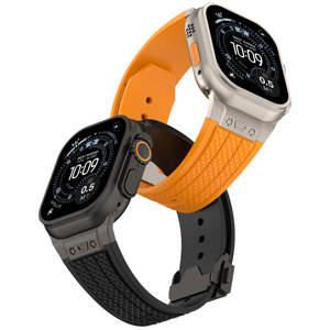Correa de Silicona Ajustable de Nuevo Diseño, Resistente al Agua, para <span class=keywords><strong>Apple</strong></span> <span class=keywords><strong>Watch</strong></span> Ultra 3/49mm y 46mm, con Hebilla de Pin, Correa Deportiva - Product Image 3