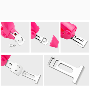Ciseaux de manucure professionnels pour ongles en acrylique, coupe-ongles en U triple coupe avec cadran, outils de coupe pour faux ongles - Product Image 3