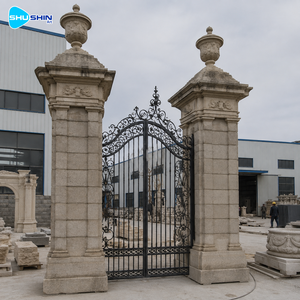 Columnas de Piedra Talladas a Mano, Pilares de Entrada Clásicos de Mármol para Villas, Jardines, Mansiones y <span class=keywords><strong>Arquitectura</strong></span> - Product Image 4