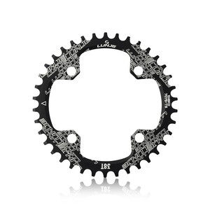 LUNJE круглая узкая широкая Горная велосипед MTB 32T 34T 36T 38T Корона кривошипная система с одной зубчатой пластиной детали 104 BCD - Product Image 4