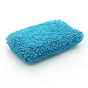 Microfiber Clean Sponge Custom OEM Strong Microfiber Cleaning Car Care Wash Sponge