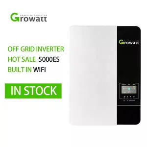 Growatt 5000w 5000watt 5kw kapalı gird mppt değiştirici saf sinüs dalga invertör kiti ile pil şarj cihazı