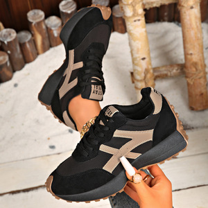 Zapatillas Deportivas de Plataforma con Suela Gruesa y Diseño Curvo para Mujer, Estilo Casual, Primavera-Verano 2026, Tallas Grandes, Inspiradas en Forrest Gump - Product Image 5