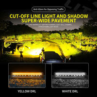 Barre lumineuse LED stroboscopique double DRL pour toit de voiture, Jeep Wrangler, Ford Raptor, Toyota Hilux, RAM 1500, LC300, 4x4, SUV