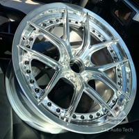 722Auto Jantes forgées brossées et polies en 2 pièces, 18-24 pouces, 5x120, jantes en aluminium concaves profondes pour BMW M2 M3 M4 M5 X5M X6M