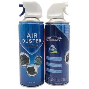 Spray For Clean Direct Manufacturer 400ml Air Duster Cleaner High Pressure Cleaning Spray Aerosol For Electronics