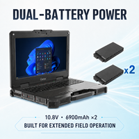 Computadora Portátil Totalmente Resistente GETAC X600, Intel Core I5 VPro, Pantalla FHD de 15.6 Pulgadas, IP66, Windows 11 Pro, Computadora Industrial para Servicio de Campo