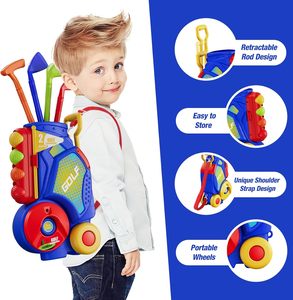 Jouet d'extérieur et d'intérieur amélioré pour enfants Clubs de <span class=keywords><strong>golf</strong></span> Jeux de balle de <span class=keywords><strong>golf</strong></span> de sport Jouet interactif <span class=keywords><strong>Mini</strong></span> <span class=keywords><strong>jeu</strong></span> de putter de <span class=keywords><strong>golf</strong></span> portable pour garçons et filles - Product Image 2