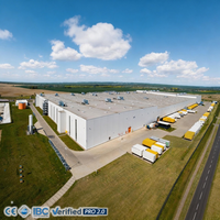 Constructeur de structures en acier, export direct d'usine à grande portée, avec normes de soudage certifiées CWB et CE