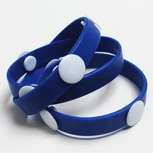Usine Conception Personnalisée Logo En Silicone Souple Bracelets Bracelet pour le Sport