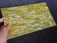 Grosir 0.5mm ibu dari lembar mutiara kuning ibu dari pir kertas pelapis tatahan untuk kotak perhiasan alat musik furnitur