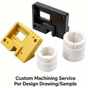 บริการงานกลึง CNC แบบกำหนดเองด้วยความแม่นยำระดับ OEM บริการกลึงและกัดขึ้นรูปตามแบบ วัสดุสแตนเลส/ไนลอน/POM/ABS/เดลริน PA6 ท่อพลาสติก - Product Image 1