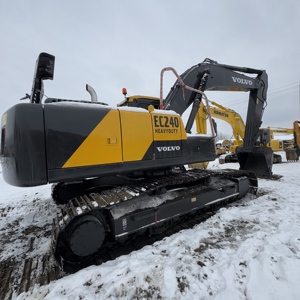 Excavatrice hydraulique sur chenilles Volvo EC240 d'occasion, machine de construction d'origine, 24 tonnes, EC210, EC290, EC250, grande pelle d'occasion - Product Image 1