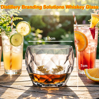 Marchandises de marque de distillerie, emballage robuste de qualité alimentaire, capacité adaptée, partenaire pour verres à whisky