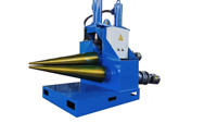 Machine de formage de tôles hydraulique automatique en acier inoxydable et acier au carbone pour la production de tambours coniques