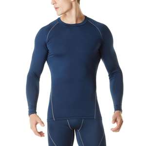 Camisas deportivas de manga larga para hombre, camisas de compresión para correr, suéteres Oem, ajustada, venta al por mayor - Product Image 1