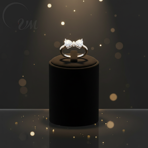 Anillos de Boda de Plata de Ley S925 con Tres Piedras Engastadas y Baño de Rodio, con Circonita, para Mujer, Aniversario, Cumpleaños, Fiesta, de UM JEWELRY - Product Image 5