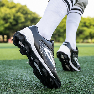 Chaussures de baseball et de softball unisexes personnalisées, respirantes, en caoutchouc moulé TPU, crampons antidérapants pour hommes et femmes, entraînement sur terrain en herbe - Product Image 5