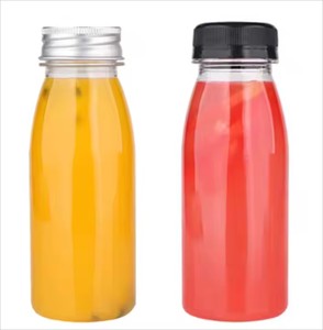 Chai nước giải khát 200ml 300ml 350ml, chất liệu PET không BPA, cấp thực phẩm, chai nhựa đựng nước ép có nắp - Product Image 2