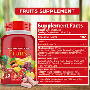 Oem Private Label Superfood Fruitgroentecapsules Algehele Wellness-Ondersteuning Vitaminen Groenten En Fruit Pillen Voor Volwassenen - Product Image 3