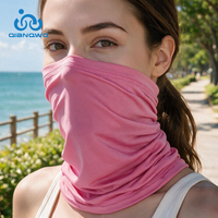 Cache-cou en soie de lait doux et respirant, extensible, léger, pour l'hiver, unisexe, vente en gros directe d'usine, prêt à être expédié