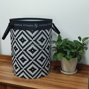 Panier de rangement pour linge pliable et empilable en feutre 100% polyester, écologique et durable, pour armoire - Product Image 3