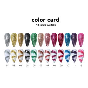 JTING-kit de delineador de gel para <span class=keywords><strong>uñas</strong></span>, 12 colores <span class=keywords><strong>pastel</strong></span>, OEM, Etiqueta Privada, logotipo personalizado, caja de paquete de diseño caliente, pintura de gel, delineador de <span class=keywords><strong>uñas</strong></span> - Product Image 3