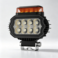 Luz de Advertencia LED de Alta Luminosidad para Montacargas, Lámpara de Trabajo Todoterreno Elíptica, Modos Multifunción con Luz Estroboscópica