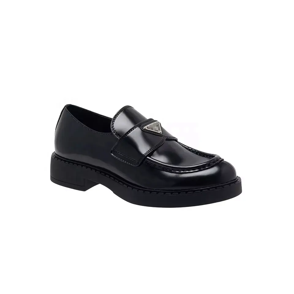 Wholesale Unique Design Hot Sale High-Grade Best Quality Custom Shoes Women Loafers Leather