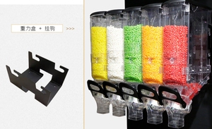 Yageli Grossiste Bac en Plastique Distributeur de Nourriture Distributeur de Céréales Distributeur de Bonbons pour Magasin - Product Image 4