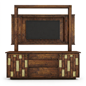 Modern Wooden <b>TV</b> <b>Stand</b> Media Console Cabinet Brown Living Room Entertainment Unit Sideboard Multi-Functional Easy Assembly <b>TVs</b> - Product Image 1