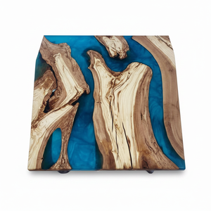 Home Decor Living Room Epoxy Resin Acacia Wood Modern Waterproof Rectangle Tabletop Luxury Premium Handmade Diwali Gift - Product Image 2