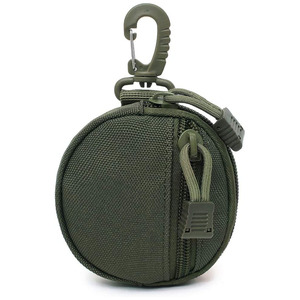 Pochette Molle professionnelle petite fermeture éclair ronde étanche porte-monnaie porte-clés portefeuille pour unisexe - Product Image 1