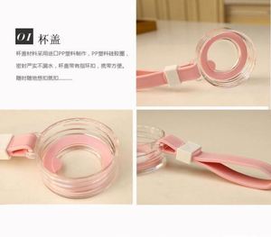 Bouteille d'eau en verre borosilicate coloré de 400 ml, écologique, moderne, avec bouchon à paille, pour voyage et extérieur, logo personnalisé - Product Image 6