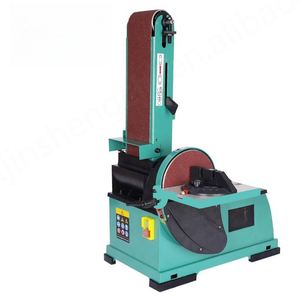 Ponceuse à bande électrique multifonctionnelle compacte pour le bois et le métal, idéale pour les usines de fabrication, état neuf, avec engrenage central - Product Image 3