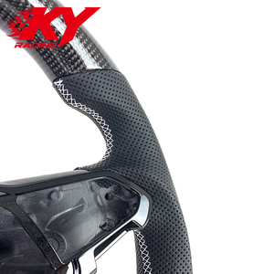Volant personnalisé en fibre de carbone et cuir noir pour Volkswagen VW MK8 2020-2025 Golf 8 GTI R Touareg Jetta Tiguan CC Passat - Product Image 2