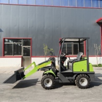 Kleiner Elektro-Radlader Mini-Frontlader mit Schaufel Kompakt & Flexibel für Landwirtschaft Baustelle Hofarbeit