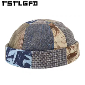 Gorra Docker Personalizada con Logotipo, Estilo Vintage, Parches, Sin Visera, Retro, al por Mayor, Fabricante de Gorras Miki - Product Image 3