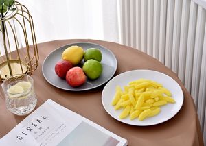 Assiette de table <span class=keywords><strong>en</strong></span> <span class=keywords><strong>plastique</strong></span> <span class=keywords><strong>dur</strong></span>, de couleur unie, classique, Design personnalisable et <span class=keywords><strong>réutilisable</strong></span>, pour la fête, 1 pièce - Product Image 4