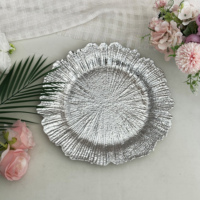 Assiettes de présentation en plastique PP en gros pour mariage, fête, dîner, décoration de table, luxe et durables