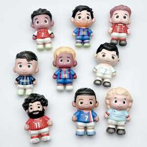 Figurines de dessin animé de stars du football, joueurs de football de la Coupe du monde, mini-poupées de collection pour les fans, décoration, cadeau - Product Image 1